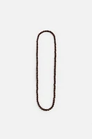 WOOD BEAD NECKLACE