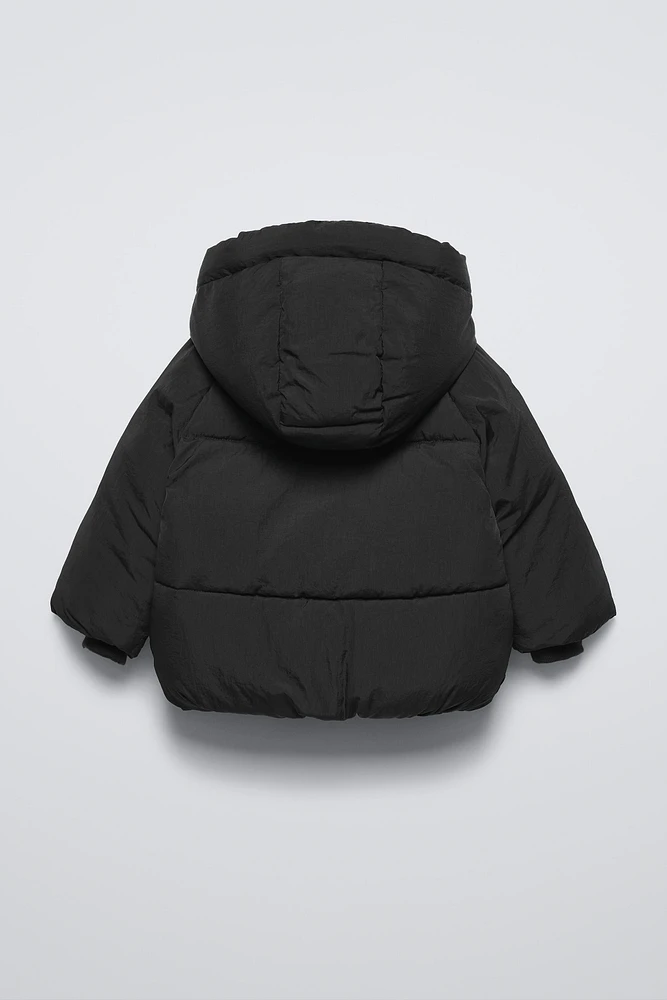 HOODED QUILTED JACKET