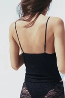 LACE BOW BODYSUIT