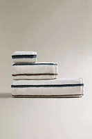 SERVIETTE DE BAIN RAYURES COLORÉES