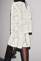 CROCHET BUTTON JACKET