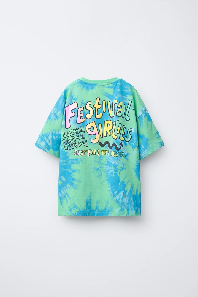 T-SHIRT TIE & DYE INSCRIPTION