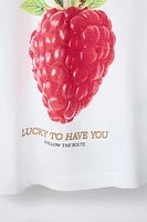 T-SHIRT À IMPRIMÉ FRUITS