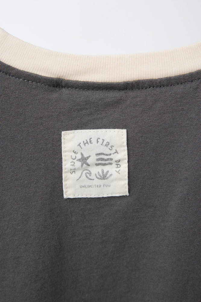 ENSEMBLE DE JOGGING T-SHIRT ET BERMUDA À CARREAUX DAMIER