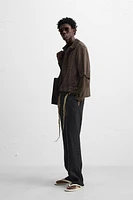 OPEN WEAVE POLO SHIRT