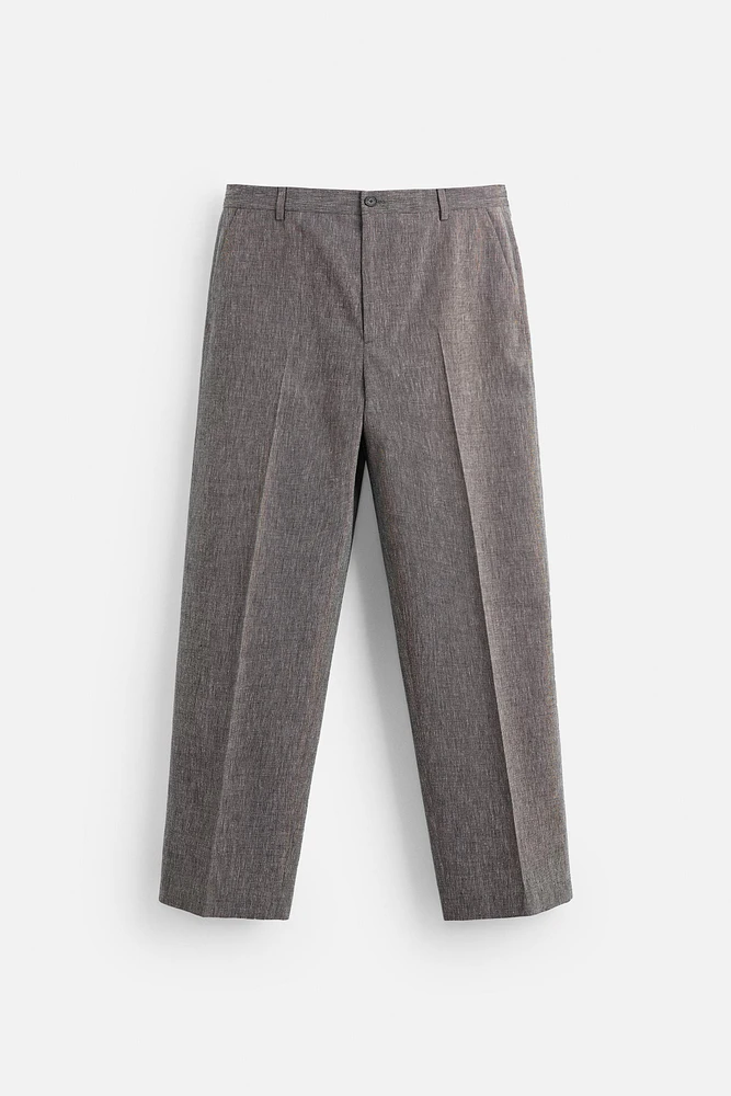LIMITED EDITION TEXTURED SUIT PANTS