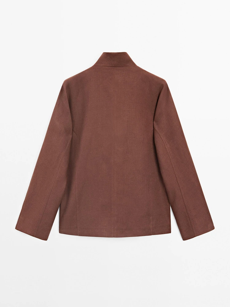 Kimono fluide 100 % lin