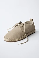 DERBYS EN JUTE ET CUIR