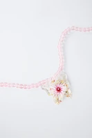 BUTTERFLY BEAD NECKLACE