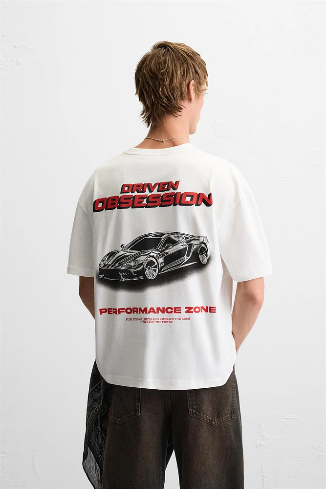 T-SHIRT IMPRIMÉ RACING