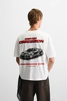 T-SHIRT IMPRIMÉ RACING