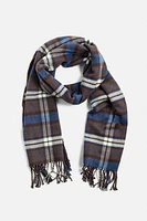 PLAID COMBINATION SCARF