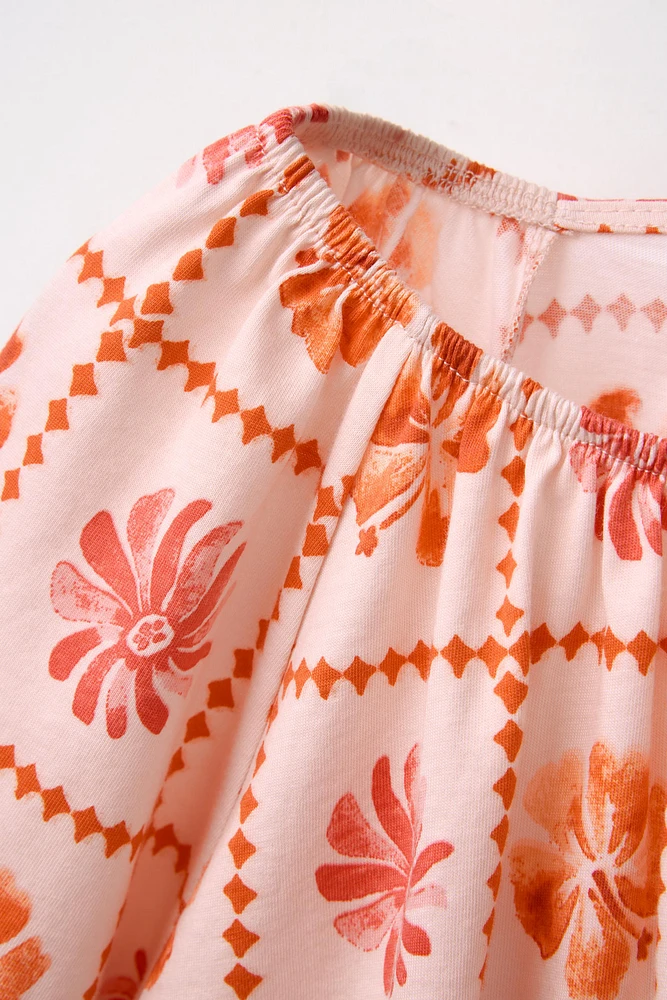 PRINTED CROPPED T-SHIRT