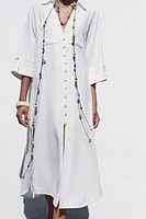ROBE CHEMISE EN LIN