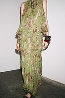 ZW COLLECTION PRINTED SKIRT