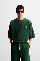 CONTRAST PATCH SWEATSHIRT