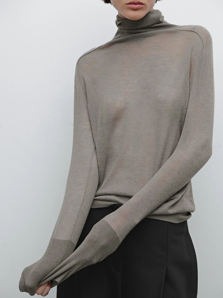 Pull cropped fluide en maille - Studio