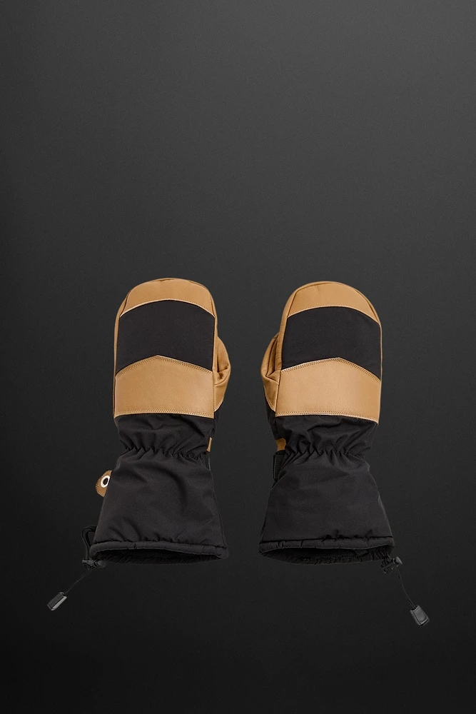 PADDED SKI MITTENS