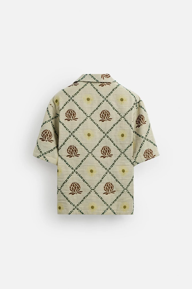 CHEMISE JACQUARD LOSANGES