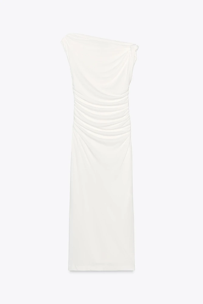 ROBE MIDI ASYMÉTRIQUE