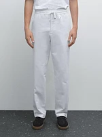 Pantalon de jogging en coton mélangé
