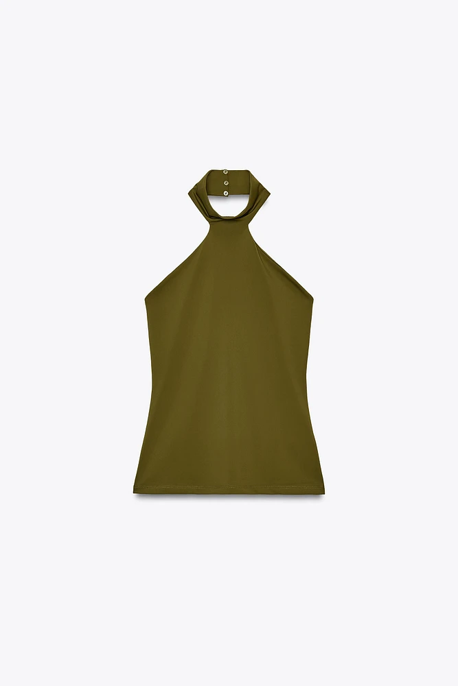TOP HALTER POLYAMIDE