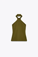 TOP HALTER POLYAMIDE