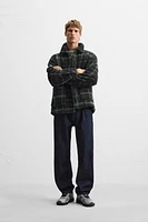 JACQUARD FLEECE OVERSHIRT