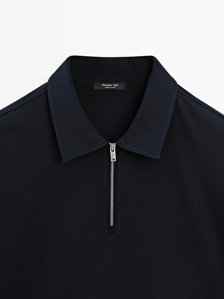 Polo 100 % coton à manches courtes
