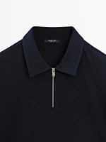 Polo 100 % coton à manches courtes