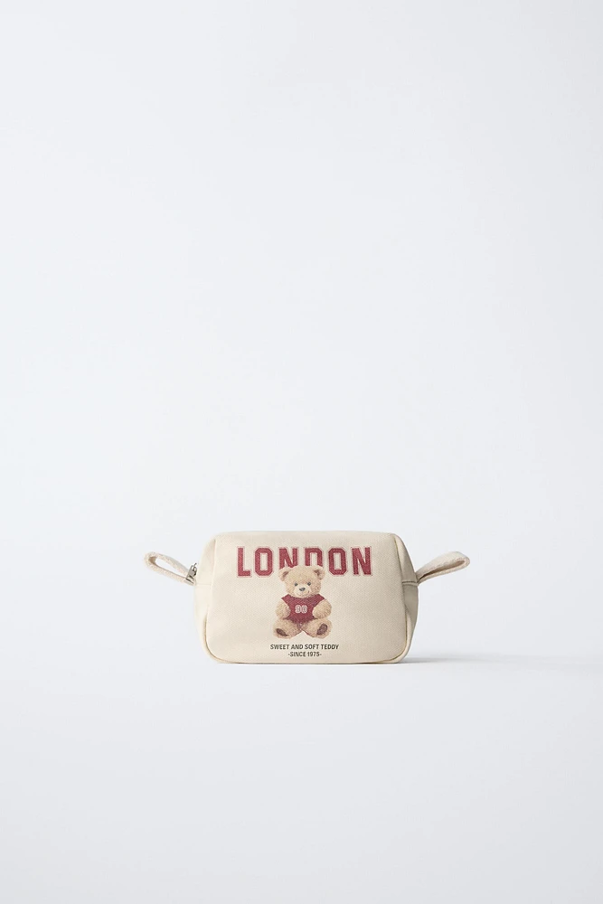 TEDDY BEAR TOILETRY BAG