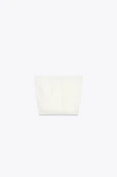 TOP BANDEAU EN MAILLE UNIE