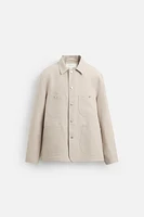 100% LINEN POCKET JACKET