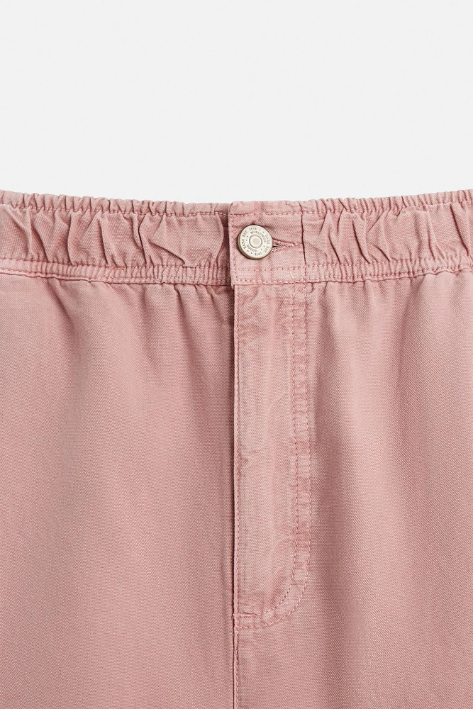 WASHED CANVAS PANTS