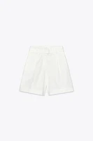 BELTED BERMUDA SHORTS