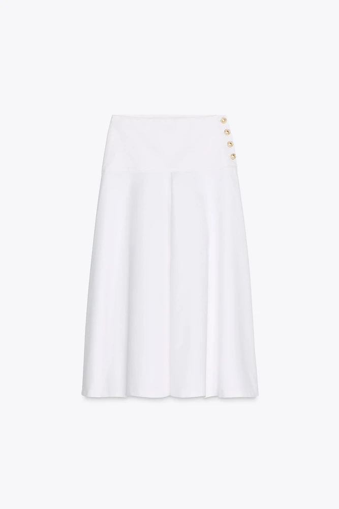 ZW COLLECTION BUTTON CAPE SKIRT