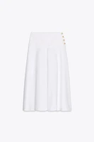 ZW COLLECTION BUTTON CAPE SKIRT