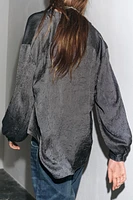 CHEMISE EFFET PLISSÉ ZW COLLECTION