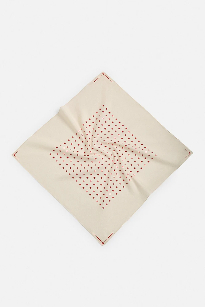 GEOMETRIC PRINT BANDANA