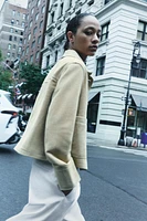 VESTE EN CUIR DAIM 100 % ZW COLLECTION LIMITED EDITION