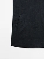 Mini-robe denim 100 coton
