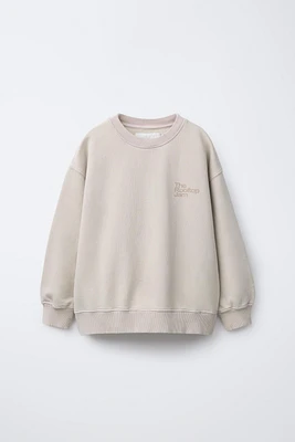 TEXT PRINT SWEATSHIRT