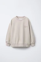 TEXT PRINT SWEATSHIRT