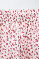 JUPE-CULOTTE PETITES FLEURS