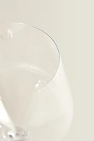 BLOWN CRYSTALLINE WINE GLASS