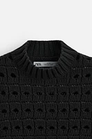 TEXTURED KNIT VEST LIMITED EDITION