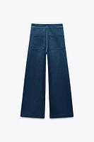 ZW COLLECTION HIGH WAIST WIDE LEG JEANS