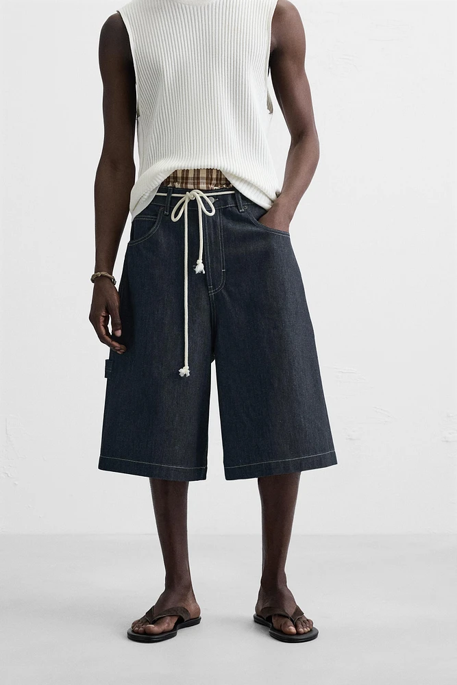 BERMUDA EN DENIM OVERSIZE
