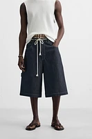 BERMUDA EN DENIM OVERSIZE