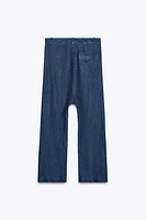 PANTALON BAGGY 100 % LIN ZW COLLECTION LIMITED EDITION